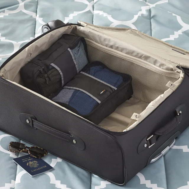 Amazon Basics 小型旅行收納袋四件組｜黑灰色｜商品實物照片2