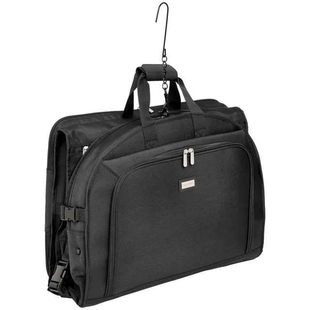 Amazon Basics 22.5吋三摺旅行衣物袋|黑色商品實物照片