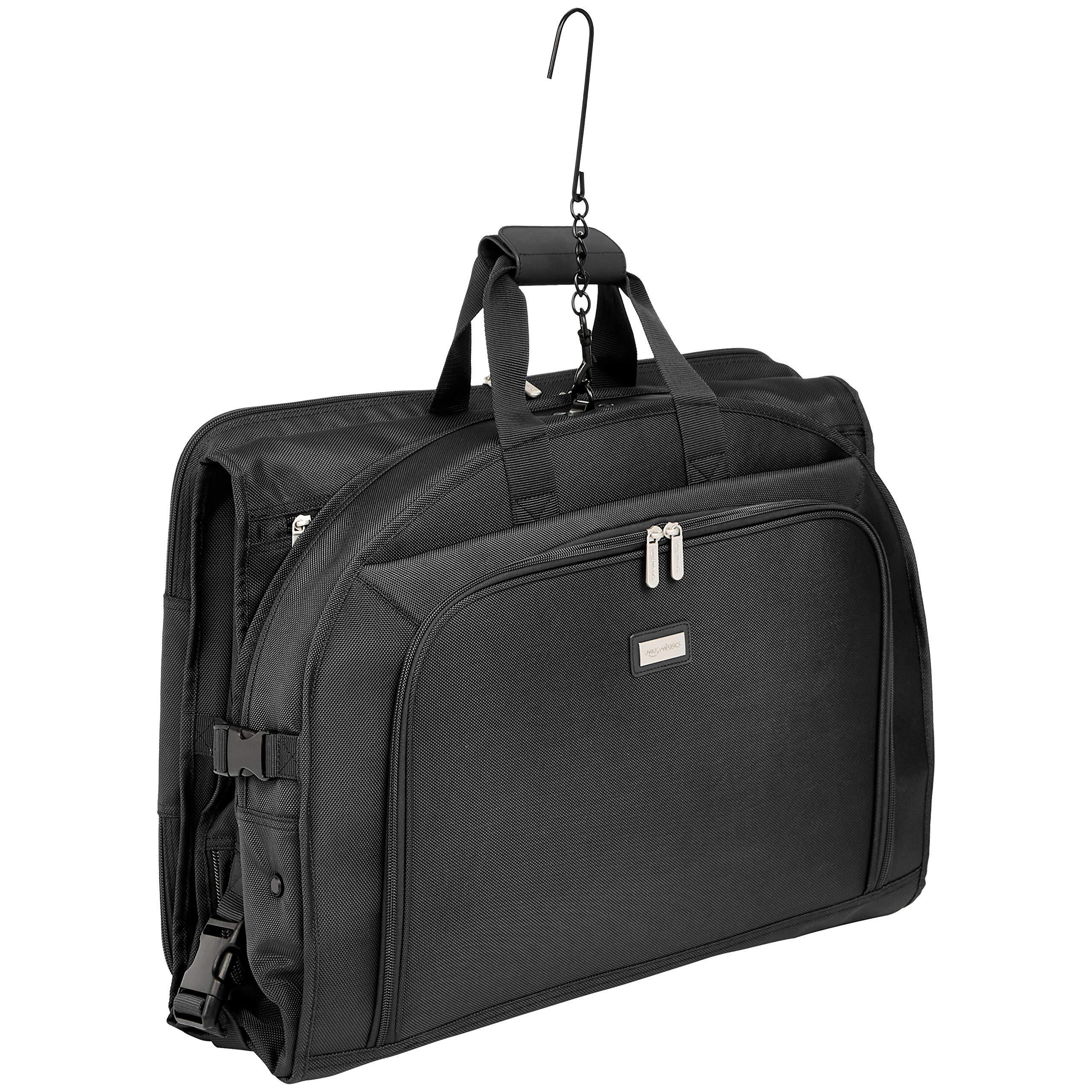 Amazon Basics 22.5吋三摺旅行衣物袋｜黑色商品實物照片