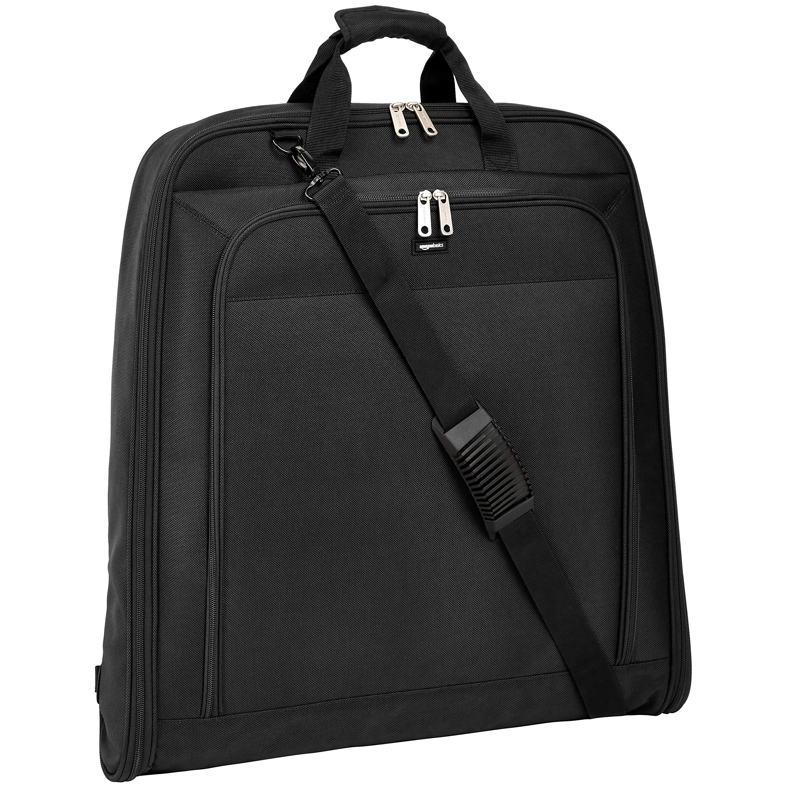 Amazon Basics 23吋吊掛西裝旅行袋｜黑色商品實物照片